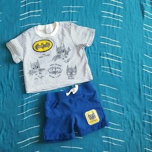 Batman short and t set